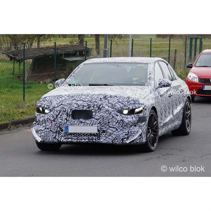 Still no sighting of a new E63... but what is coming- an electric Mercedes-AMG E-class!#Mercede