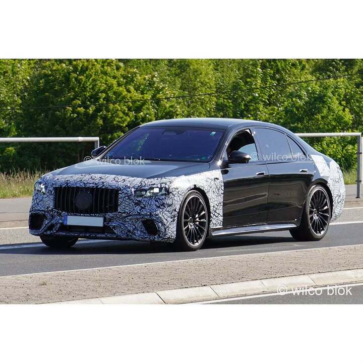 Mercedes-AMG S63 facelift spied with new front and rear end!#Mercedes #amg #sclass #s63amg #mer