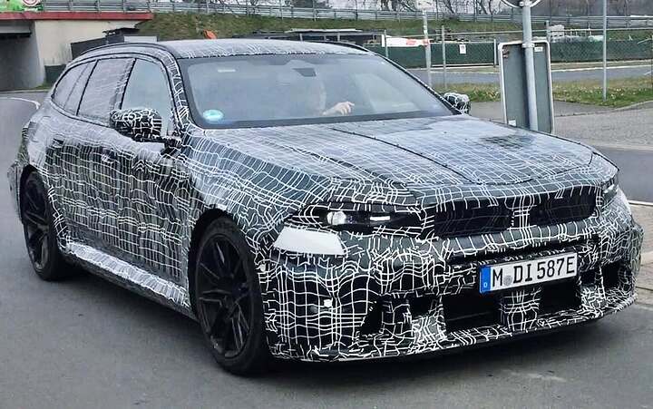 💥💥💥💥💥SPYSHOTS 2028 BMW M5 Touring Prepare for Nürburgring Season #bmw #m5 #spied #erlkönig