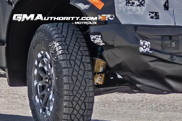 2027-Chevrolet-Silverado-ZR2-1500-Prototype-Spy-Shots-May-2025-Exterior-009-Multimatic-suspension
