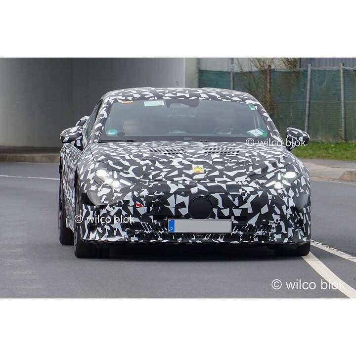 Electric Mercedes-AMG GT 4-door spotted with a fixed rear wing- is this hinting at a more hardc