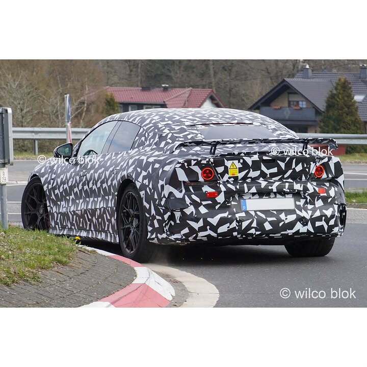 Electric Mercedes-AMG GT 4-door spotted with a fixed rear wing- is this hinting at a more hardc (2)