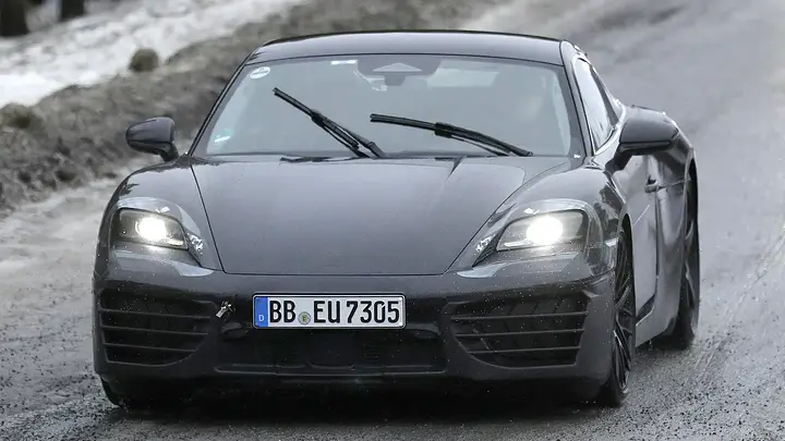 Porsche Cayman EV - front end_fnn6wx