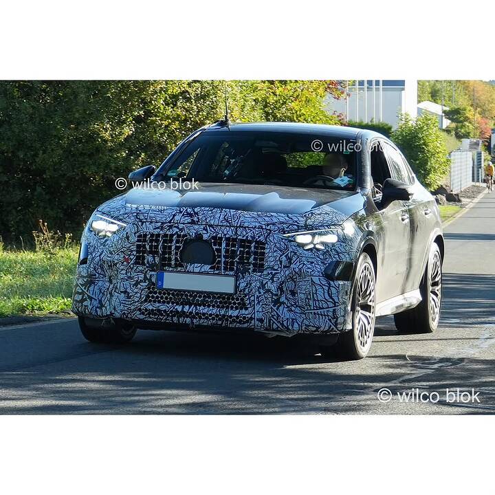 Facelifted Mercedes-AMG GLC53 Coupe spied in Nürburg!#Mercedes #amg #glc53 #Erlkönig #nürburgri
