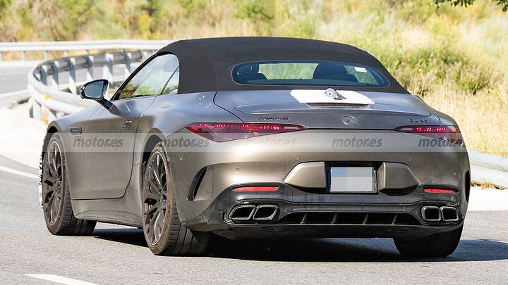 Cazado el nuevo Mercedes-AMG descapotable con motor V8 que revolucionará el mercado de los deportivos 14
