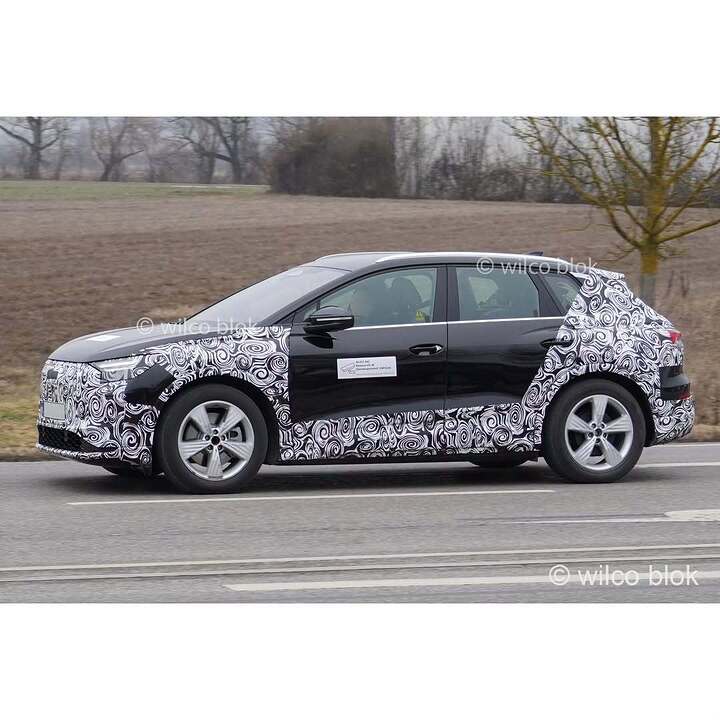 Refreshed Audi Q4 e-tron spotted! #audi #q4 #etron #Erlkönig #erwischt (1)