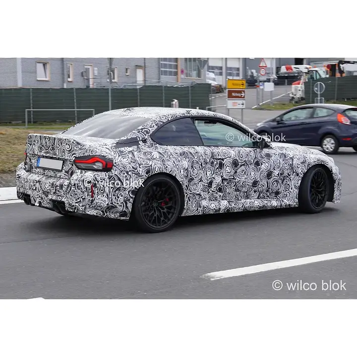 2025 BMW M2 CS spotted in Nürburg- the most powerful M2 ever is nearing its debut!#bmw #m2 #cs #bmwm2 #m2cs #prototype #erlkönig #spyshot #carspy #nürburgring #Germany #german #dreamcar #freudeamfahren (2)