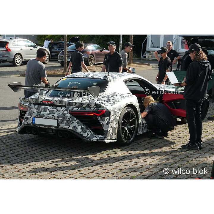 Toyota GR GT has arrived at the Nurburgring to set a lap time. The question is- how quick will (1)