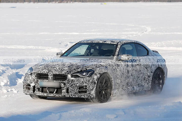 El nuevo BMW M2 CS se traslada a las pruebas de invierno tras un largo (6)