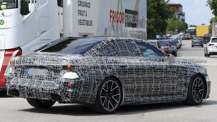 BMW está a punto de cambiar el M5 como nunca antes, y puede que lo más polémico no se vea en estas fotos espía 10