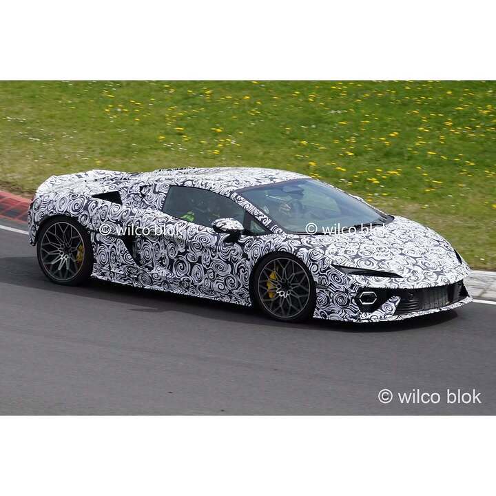 Lamborghini Temerario Spyder testing at the Nürburgring!#Lamborghini #temerario #spyder #Erlkön (1)
