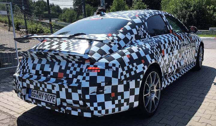 💥💥💥💥💥2026 Hyundai Ioniq 6 N prototype caught testing at the Nürburgring before unveiled in  (2)