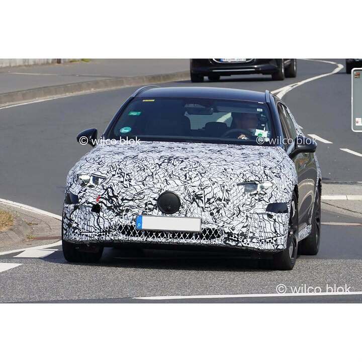 Shooting Brake version of the new electric Mercedes-AMG CLA spied in Nürburg!#Mercedes #amg #cl