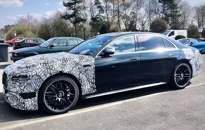 💥💥💥💥💥2027 Mercedes-AMG S 63 Spied Inside and Out With New V8 and Fresh Looks #amg #mercedes