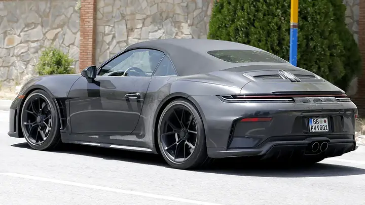 Porsche 911 Speedster Mule - rear angled_lpyamj