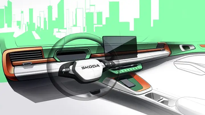 Skoda Epic Interior design sketch 2026-newcarscoops-2