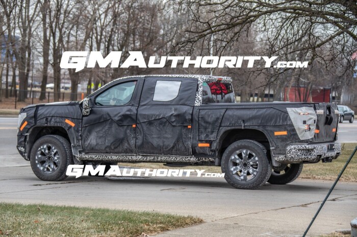 imgi 74 2027 GMC Sierra AT4 Prototype Spy Shots December 2025 Exterior 007
