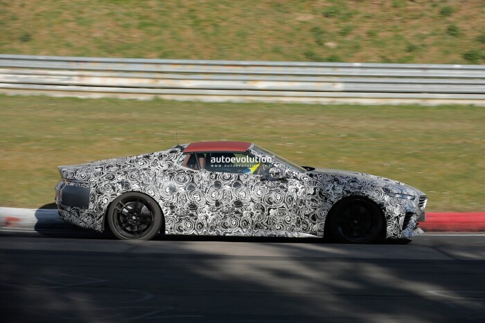 bmws 500k skytop roadster spied on the nurburgring in pre production form 23