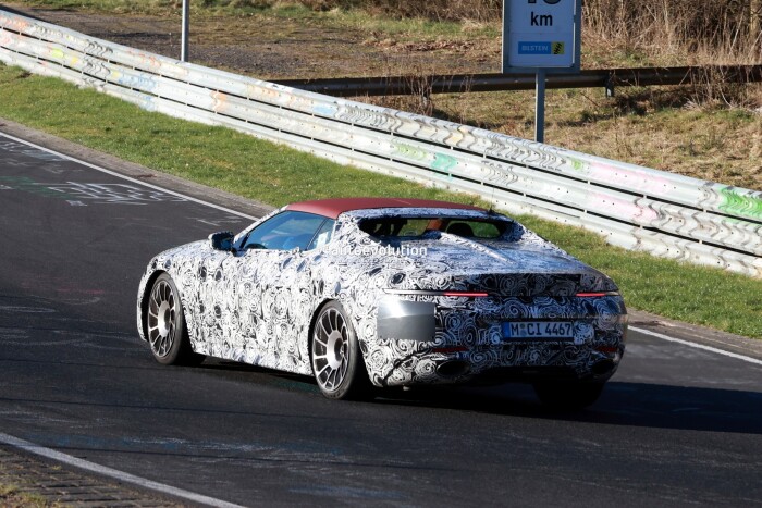 bmws 500k skytop roadster spied on the nurburgring in pre production form 38