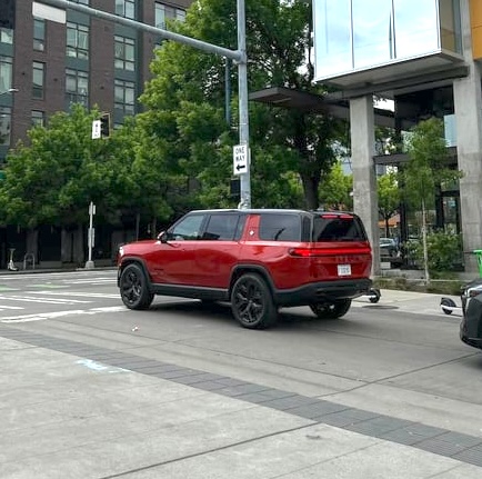 rivian r1 r1s refresh spotted seattle 3