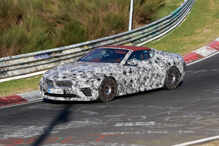 bmws 500k skytop roadster spied on the nurburgring in pre production form 33
